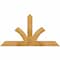 Ekena Millwork Richland Rough Sawn Timber Gable Bracket, Western Red Cedar, 48"W x 26"H x 4"D x 4"F, 13/12 Pitch GBW048X26X0404RIC00RWR - alternate 1